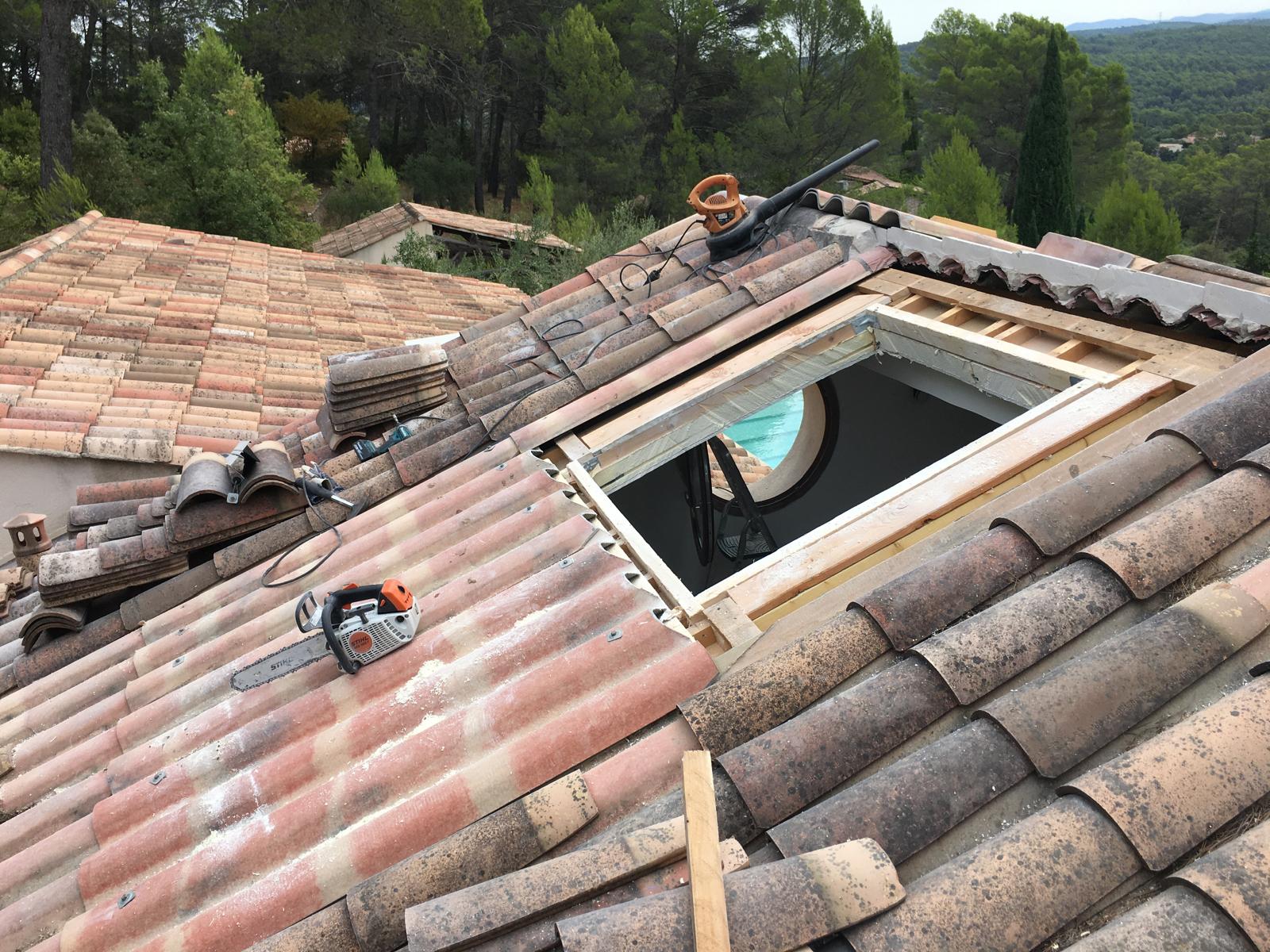 Pose de Velux par DCF Couverture, étape 02