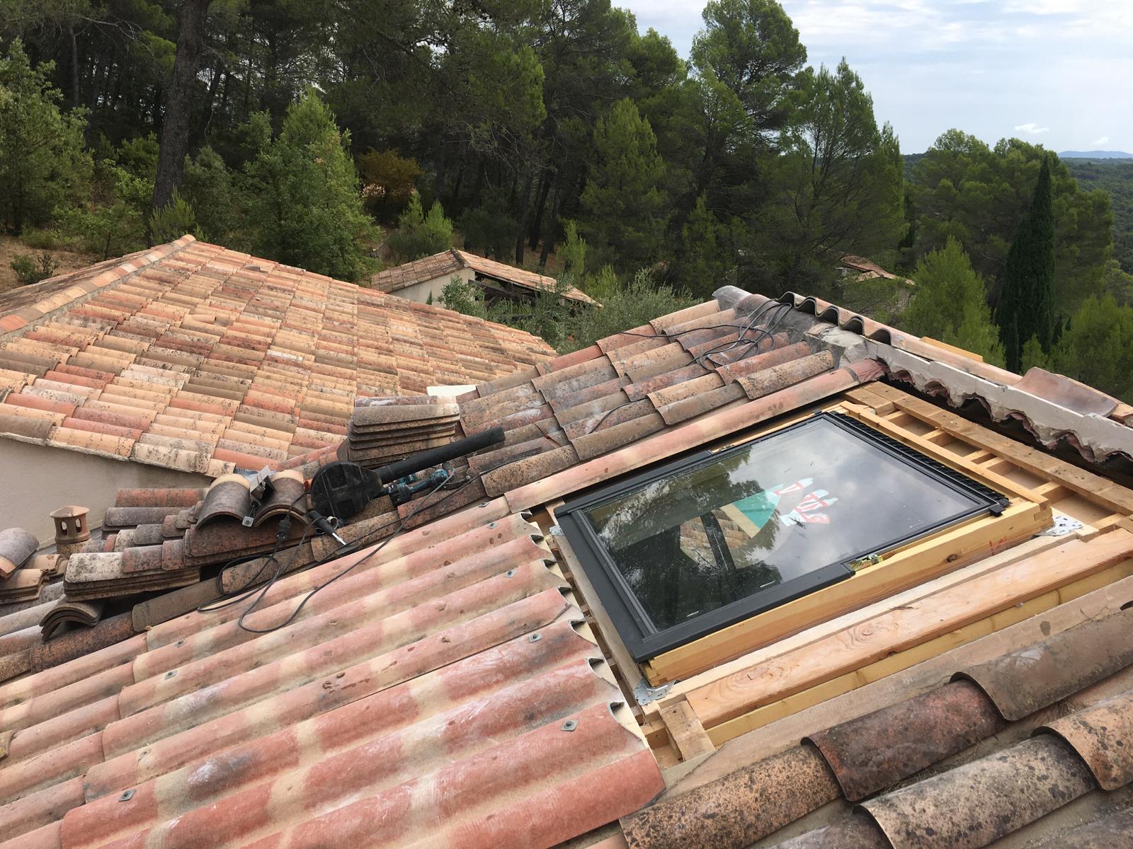 Pose de Velux par DCF Couverture, étape 03